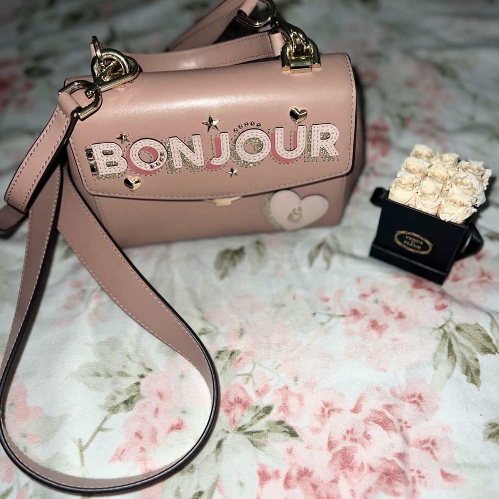 Michael Kors Bags | Michael Kors Bonjour Mini Tan Crssbdy Bag - Picture 3 of 3